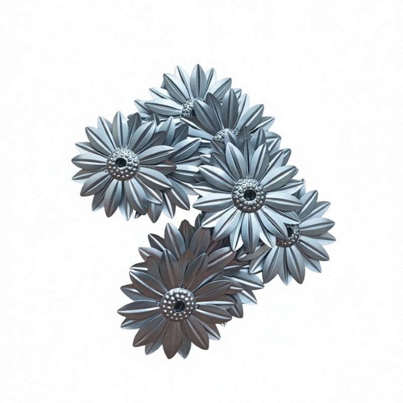 Country Style Metal Ornaments Black Rustic Iron Wall Hanging Home Garden Patio Handmade