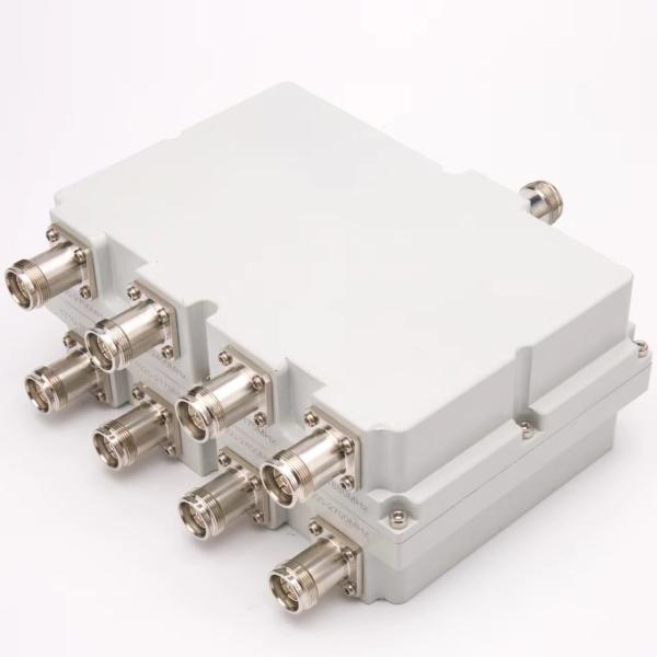 Combinador de baixa frequência de PIM de banda tripla para exterior Combinador de RF 698-960 1710-2170 2300-2700MHz IP65