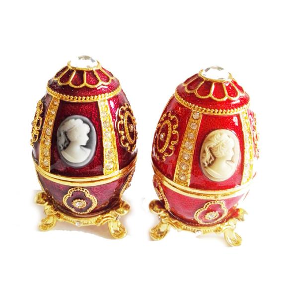 Faberge egg jewelry trinket boxes easter eggs jewelry box vintage home decor Christmas gifts decoration Russian Craft