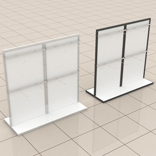 Modern Transparent Display Pegboard Stand for Sneaker Storage and Clothing Display