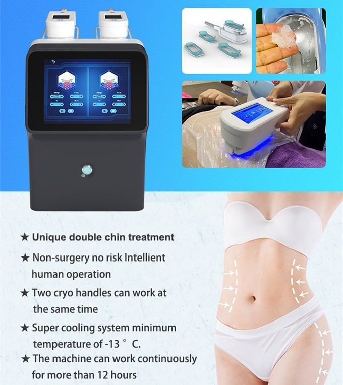 10,4» углов 360 окружая замораживание Cryolipolysis жирное уменьшая машину для жирного удаления