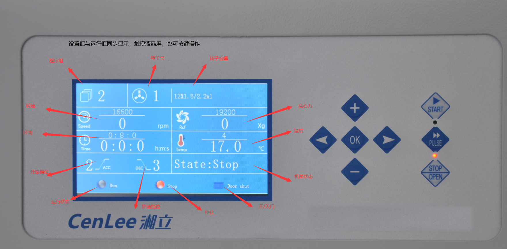 Cenlee18R Centrifuge Fluorine-Free High-Speed Refrigerated Centrifuge for Hospital Benchtop Centrifuge Machine