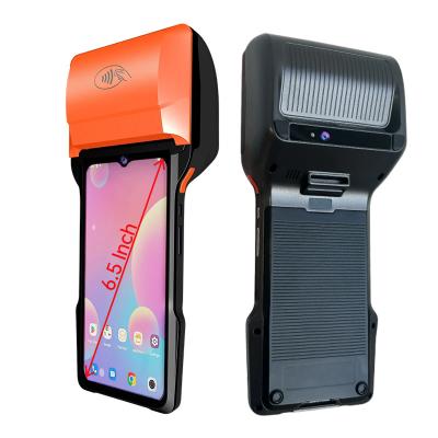 Touch Screen Retail POS System Orange Wireless Point Of Sale System With Optional Scanner