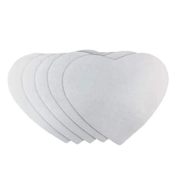 Custom Sublimation Textile Blanks Heart Shape Sublimation Mouse Pads Wholesale