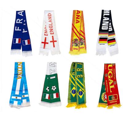 Do lenço nacional do futebol do poliéster acessórios 100% feitos sob encomenda do fato