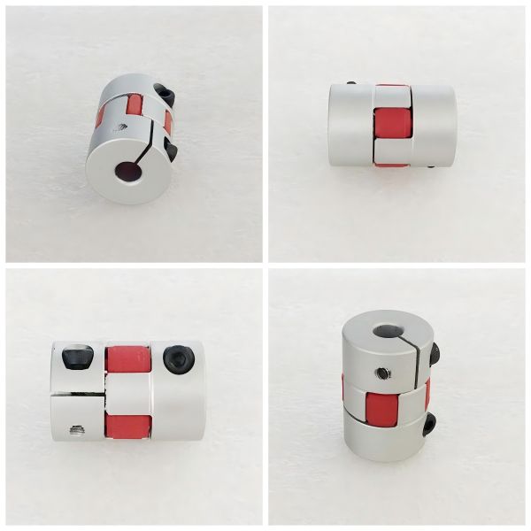 50mm Length Aluminum Jaw Coupling Heavy Duty For Packaging Equipment