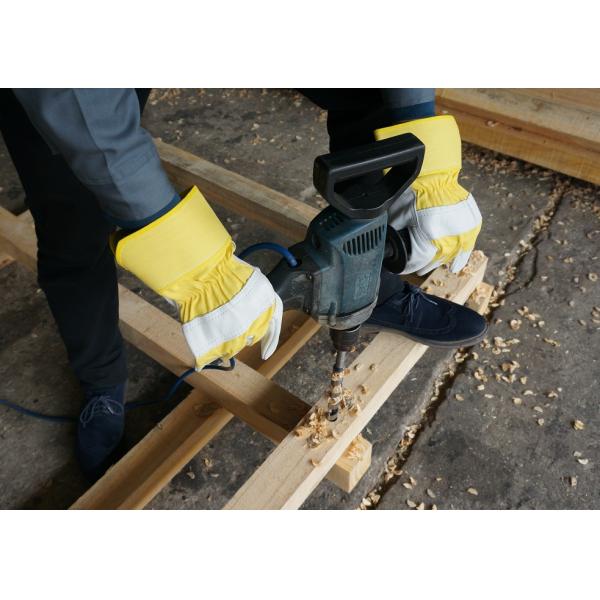 Перчатки безопасности кожи коровы хлопка выплавкой металла