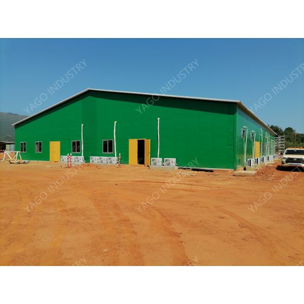 Insulated Modular Office Building Portable Foldable Homes 100mm Rockwool Panel