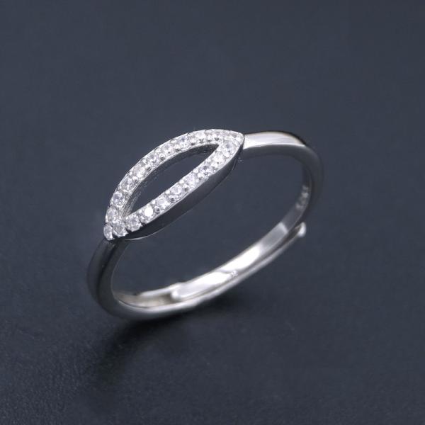 Милые пресноводные обручальные кольца жемчуга с лист/цветком формируют