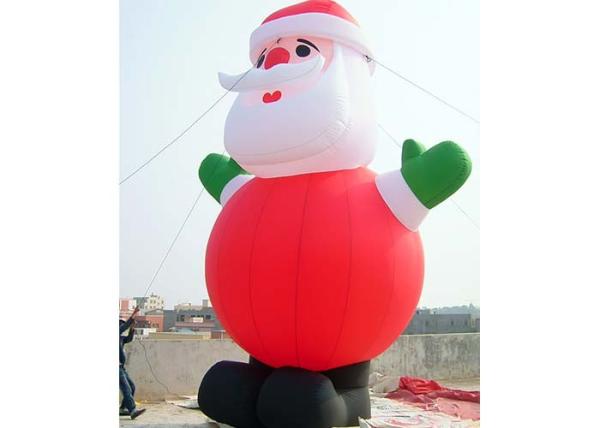 Outdoor Cute Inflatable Advertising Products Santa Advertising Claus