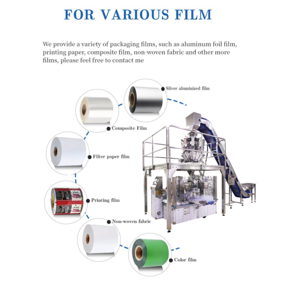  High-Speed Bagging & Sealing Packing Machine Multi-Head Packaging Machine Fully Automatic Powder Packing Machine vacuum packing machine Weight Packing Machine for Mass Production