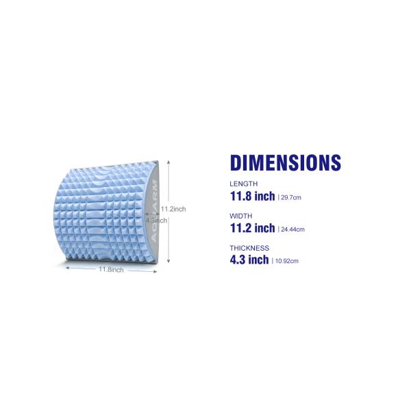 OEM Logo WOOWAVE Pillow for Neck Muscle Back Stretcher and Lower Back Pain Relief