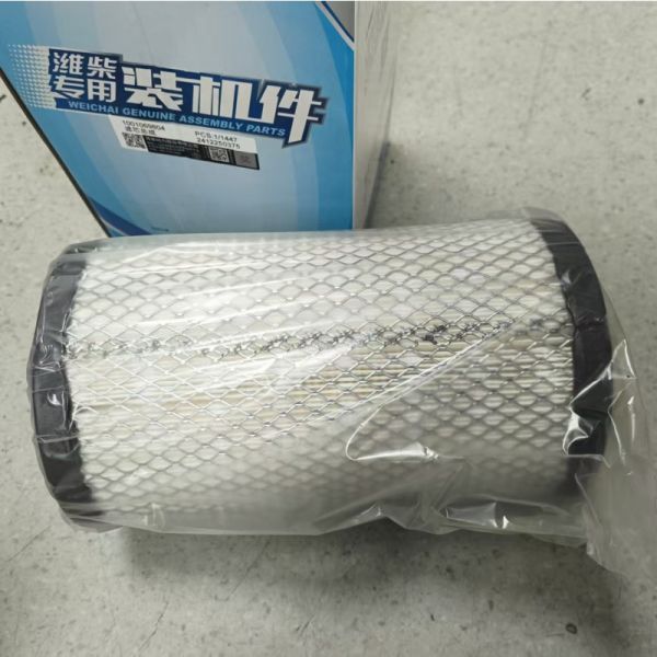 Original Spare Part Air Filter Element 1001069804 with Iron and Filter Paper for Weichai Generator Set