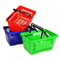 Panier en plastique pliable et portable pour l'épicerie