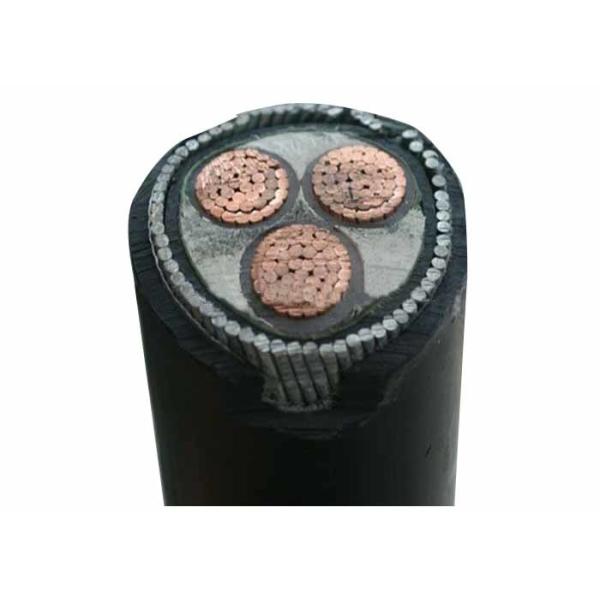 Высоковольтное трехфазное СЛПЭ изолировало силовой кабель 33кВ КУ/СЛПЭ/СВА/ПВК электрического кабеля стального провода бронированный
