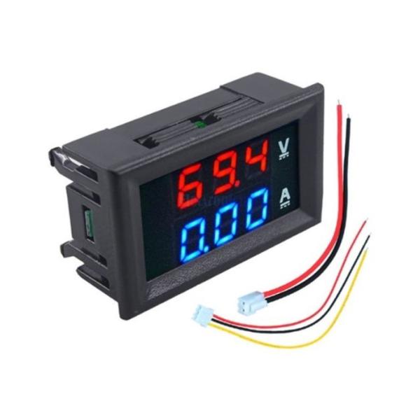 DC12V 0.56 Mini Digital Voltmeter Ammeter With Lines Hot