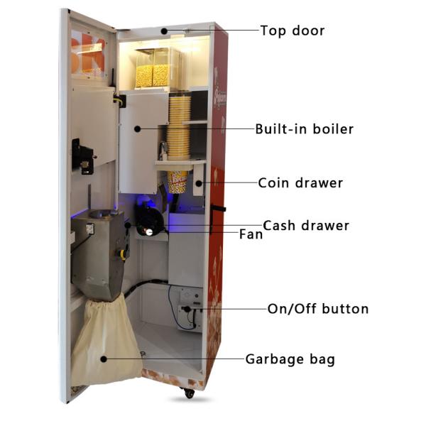 Best Sale Automatic Popcorn Vending Machine Kids Intelligent Sweet Popcorn Maker