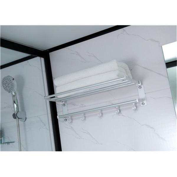 Avant en aluminium noir acrylique blanc de l'ABS Tray2000*1160*2150mm de cabines de douche ouvert