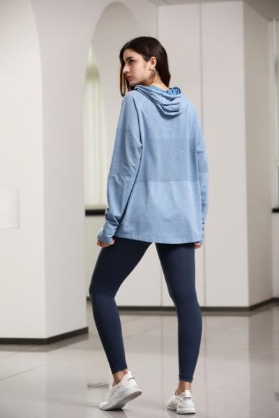 Reflective Trim Thermal Running Hoodie Breathable for Daily Wear
