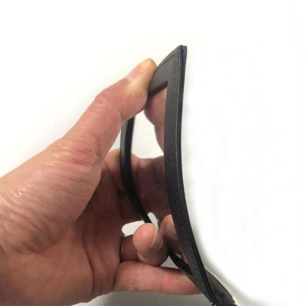 Personalized Mini PU Leather Makeup Mirror Sublimation Makeup Mirror Blanks Portable Sublimation Pocket Mirror