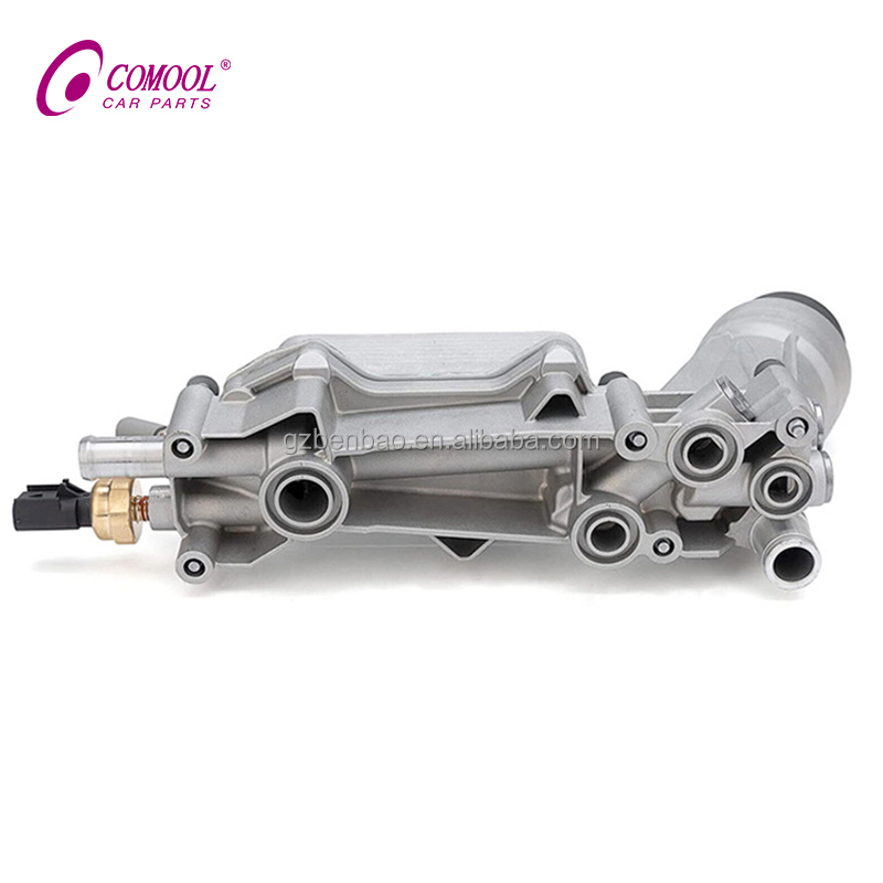 COMOOL Auto Parts Aluminum Oil Cooler Filter Housing Assembly 68105583AF for 2011-2016 Chrysler Dodge jeep Oil Filter 3.6L