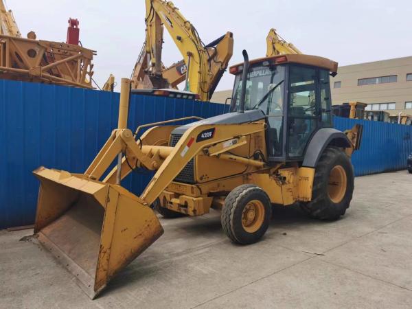 Affordable CAT 420F Backhoe Excavator with BOXINHUASHENG Hydraulic Valve Lorry Loader