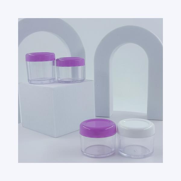 Estampagem Impressão Manuseio 20 ml plástico transparente acrílico cosmético frasco de creme embalagem