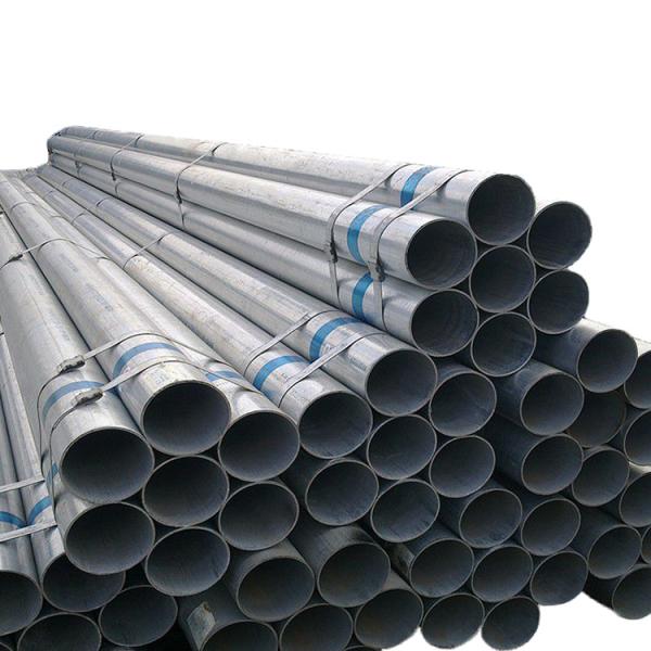 4 Inch Schedule 40 Galvanized Steel Pipe Hot Dipped Round Shape 6m