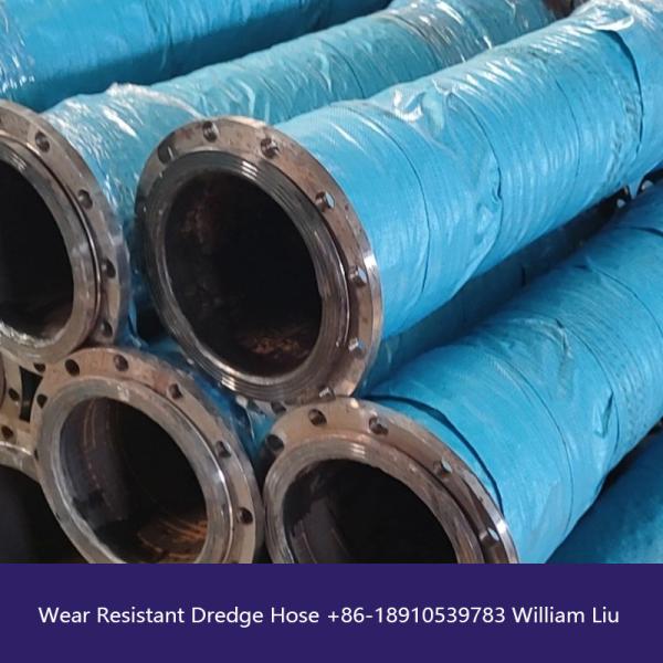 Marine Dredge Hose Rubber ISO9001 10-21 Bar 1.7-10 Meters