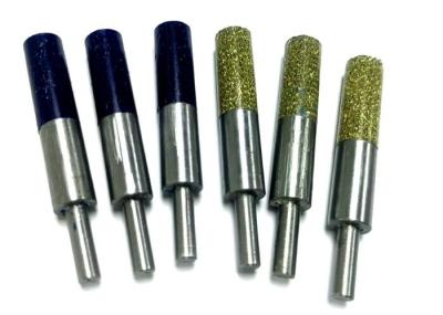 Standard Duty 12MM OD Stem Mounted Encapsulated Wire End Brush for Burr Removal