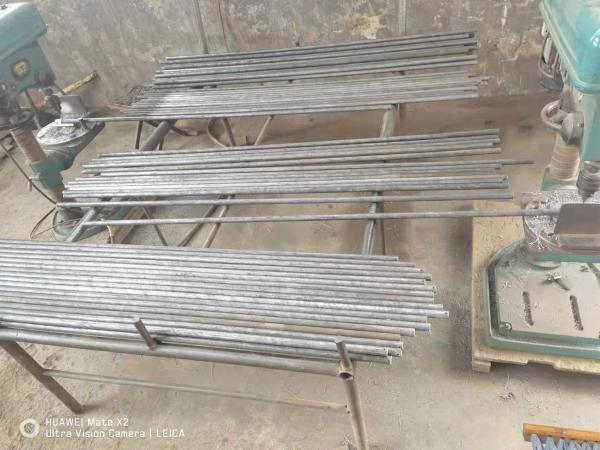 High Strength HDG Galvanised Coal Boiler Parts Round Grate Pin Bars Rustproof