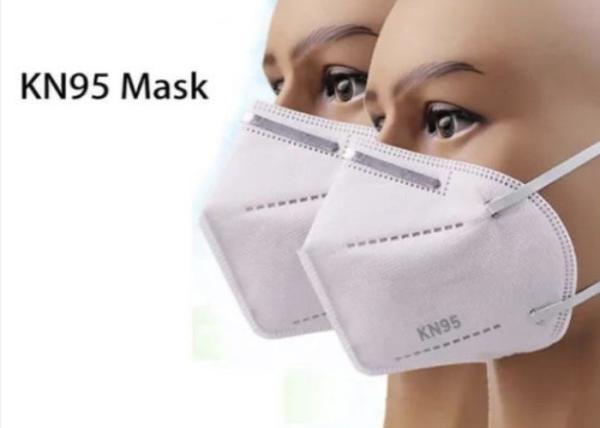 5ply Foldable Kn95 Mask Stock 50000pcs With CE & FDA Certificate No Irritation
