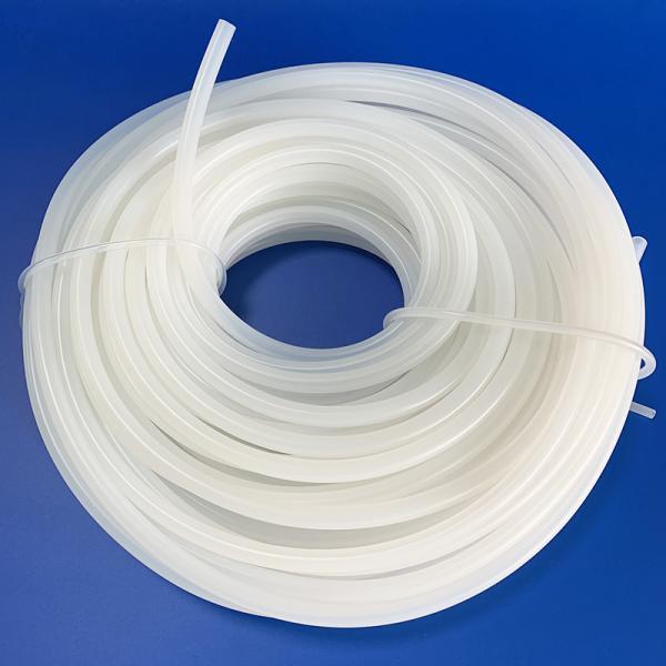 Белый прозрачный трубопровод силикона домашнего brew качества еды для заваривать