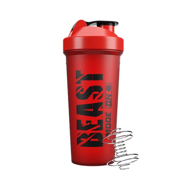 Protein Shaker Premium Gym Bottle Stainless Steel Mixer Ball Included Anti Leak Screw Top Lid