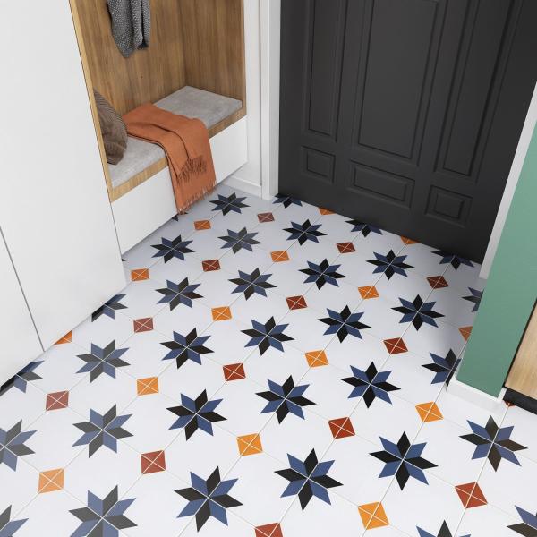 20x20cm Ceramic Rustic Tile AAA Grade White Body Multiple Colors