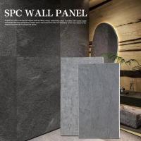Panel de pared SPC Marmol Ideas de nuevo producto 600*2400mm impermeable y ignífugo PVC Piedra plástica de tablero sin costuras ecológico Ducha Decoración de baño