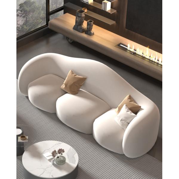 Creative Curved Living Room Sofa Luxury Modern Reception Guest Sofa