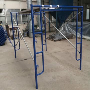 o pedreiro de aço H Frame Scaffold Powder da espessura Q235 de 2.6mm revestiu