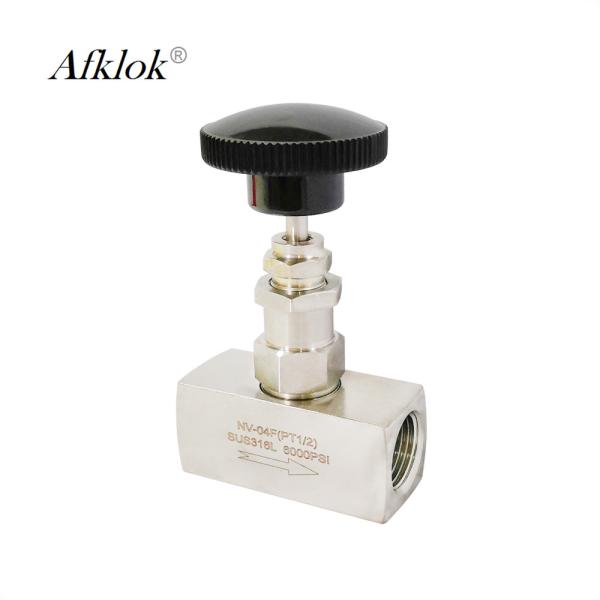 A válvula de agulha SS316 de alta pressão -40℃-200℃ OD aplicou-se ao gasóleo da água