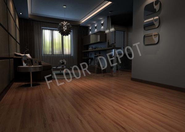 Home 8mm HDF Laminate Flooring AC3 E1 Density 830 Embossed Maple Color Eir