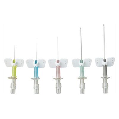 Ethylene Oxide Sterilization Medical IV Cannula With Wing Injection Port And Logo Printing