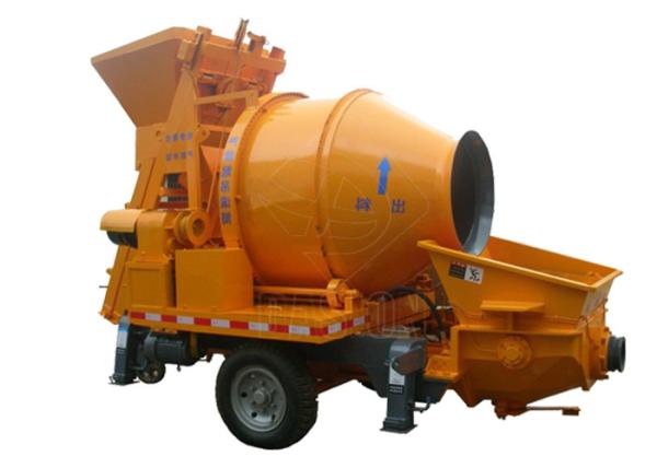 40m3/H Mini Concrete Pump Machine Light Weight Mobile Concrete Mixer With Pump