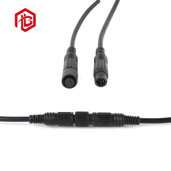 m10 nylon led outdoor waterproof male and female Circular plug wire connector pairing