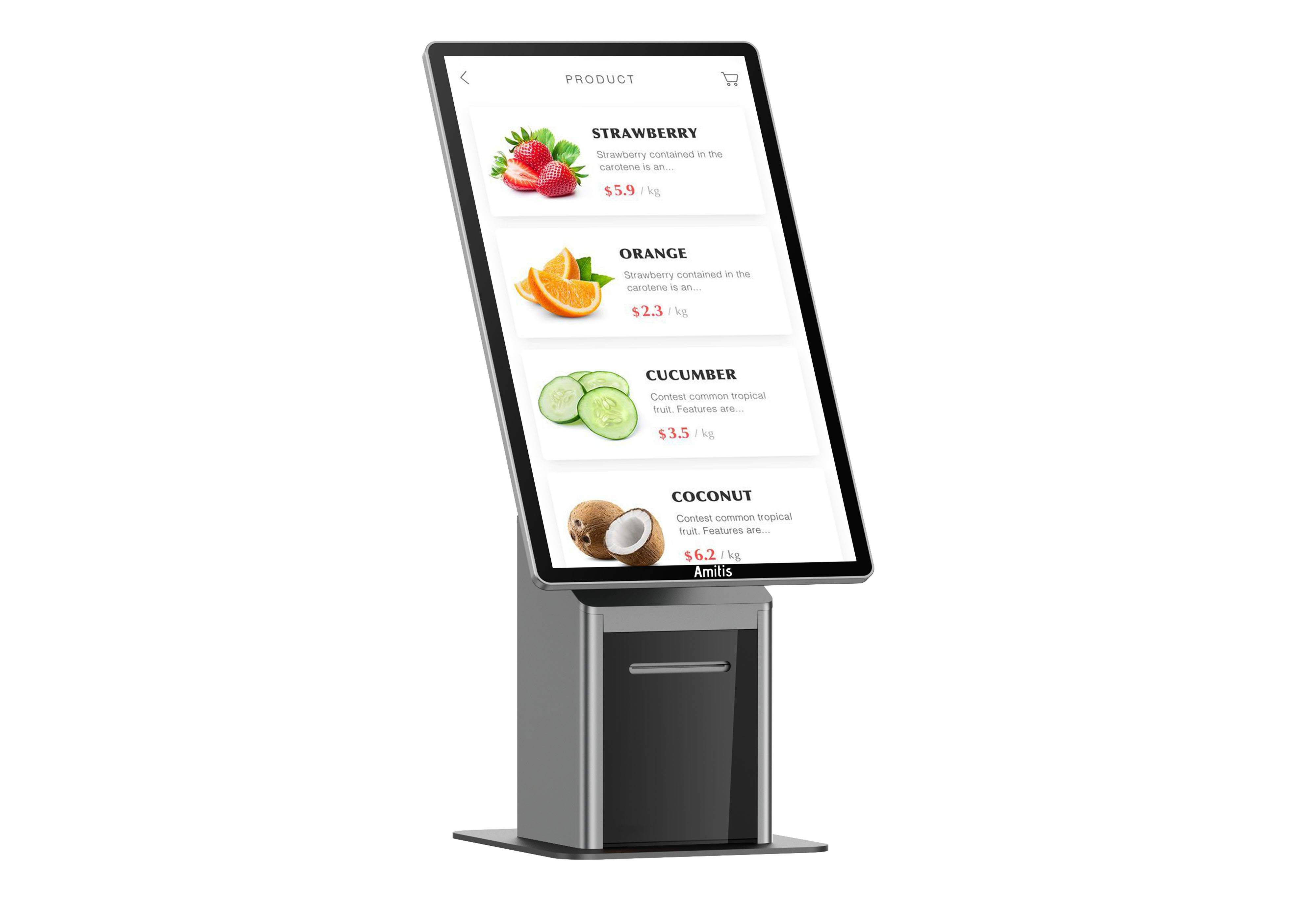 Modular Self Checkout Solutions Android 14 Kiosk With Custom Hardware Integration