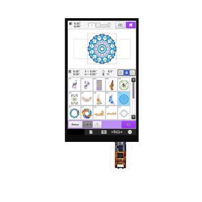 Écran LCD TFT de 7 pouces avec angle de vision 80/80/80/80 et interface MIPI à 40 broches