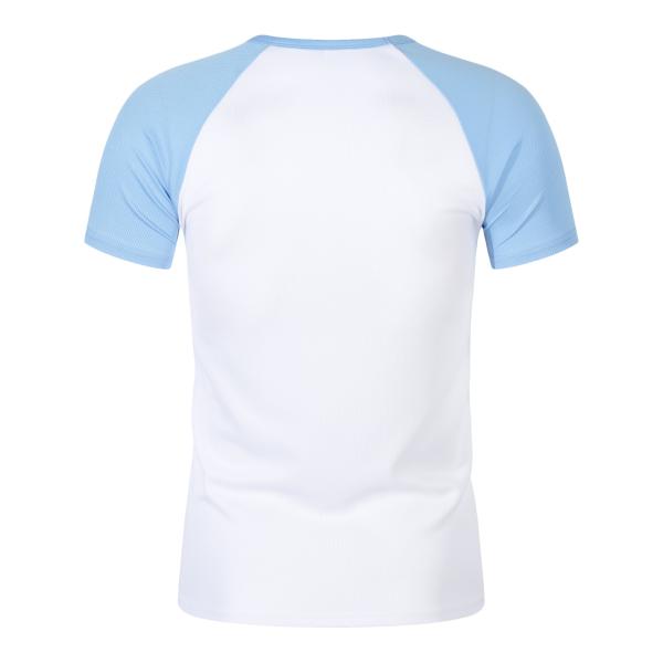 Sportswear de corrida exterior respirável de venda quente do Gym fraco seco feito sob encomenda da aptidão dos t-shirt de Logo Summer Mens Sport Quick