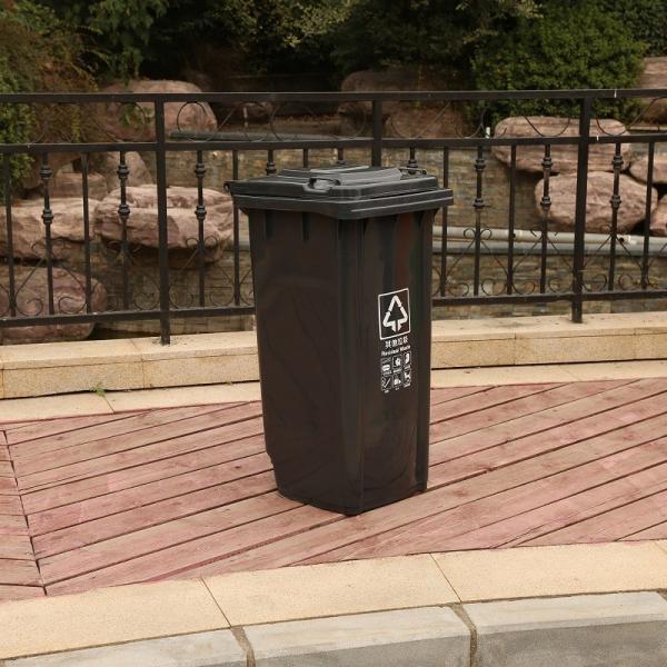 100LEnvironmental Sanitation Waste Bin Thickened Flip Trash Can with Wheels Garbage Sorting Trash Bin Manufacturer