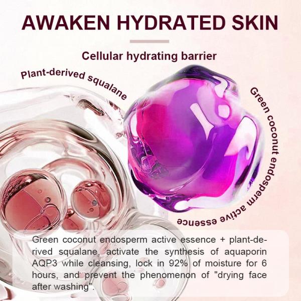 Kids Gentle Face Wash Foaming Cleanser For Baby'S Skin Moisturizing Nourishing