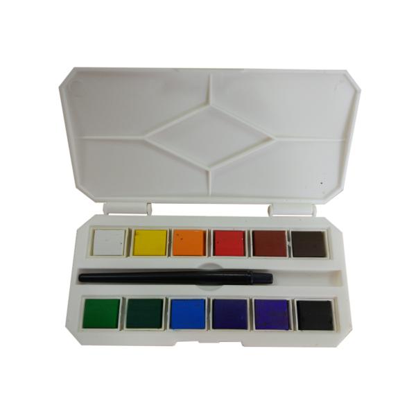 12 / 18/24пкс/картина искусства пластиковой коробки твердая красят набор краски акварели детей