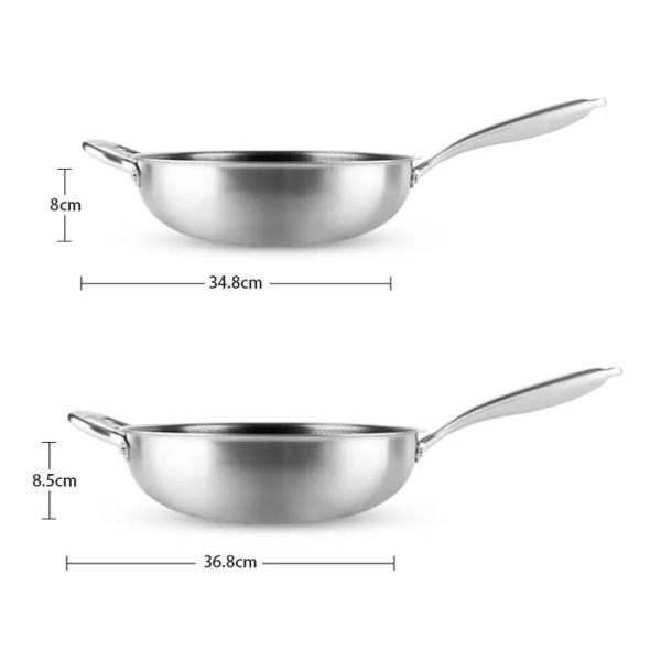 Лотки картофеля фри нержавеющей стали и Skillets